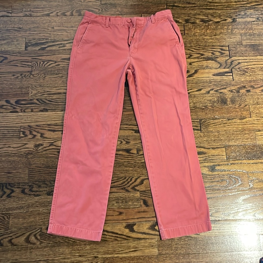 J Crew red khakis size 31x30